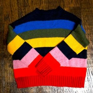 Multi color stripped sweater
